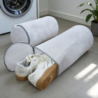 Protective zip shoe washing bag for washing machines
