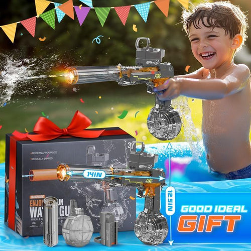 Rechargeable long-range LED water blaster
